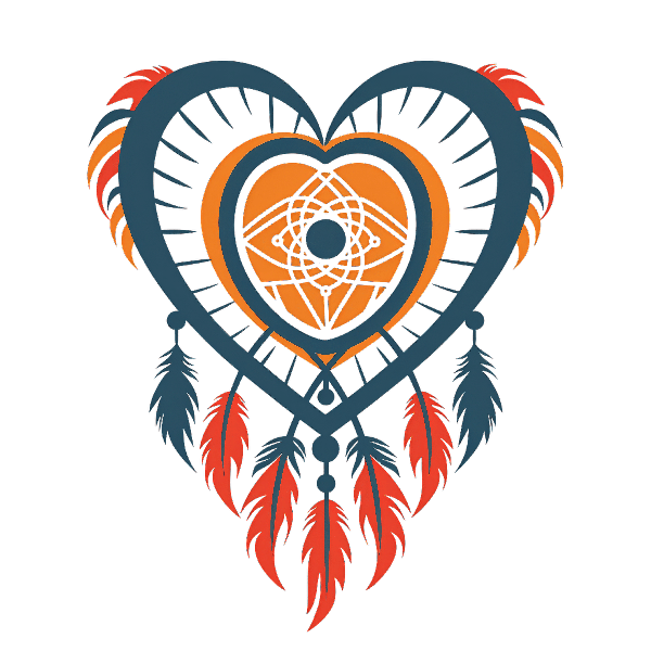 Tribal Heart Dreamcatcher Design