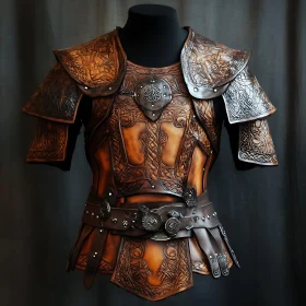 Detailed Celtic Leather Armor Set