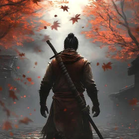 Samurai in the Fall: A Warrior's Path