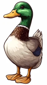 Mallard Duck Illustration