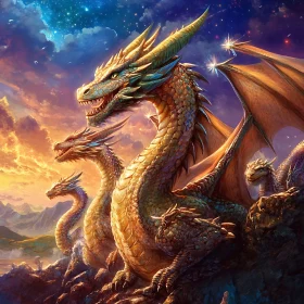 Dragons Lineage Fantasy Art