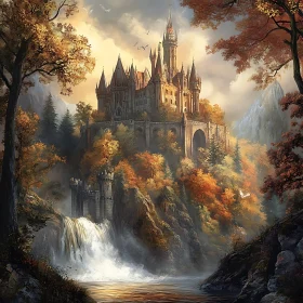 Autumnal Castle Overlook