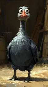 Expressive Goose Portrait