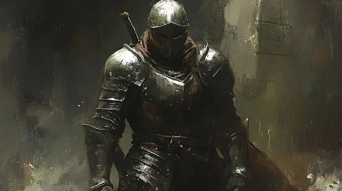 Armored Knight Digital Art