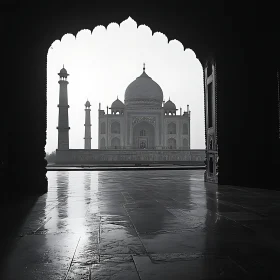 Taj Mahal Monochrome