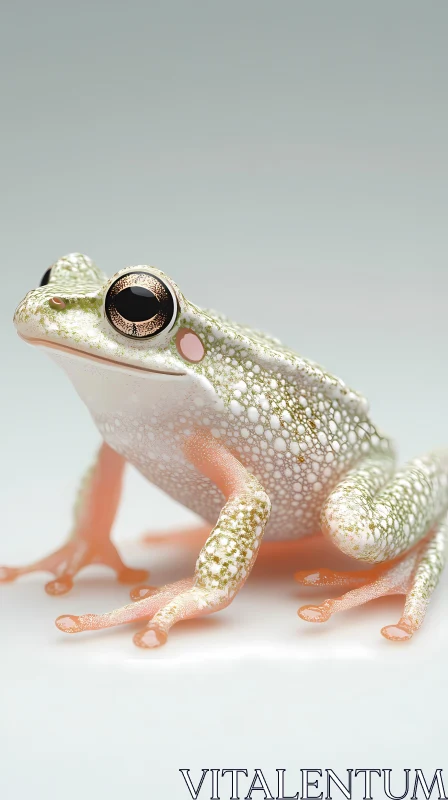 AI ART Detailed Frog Image