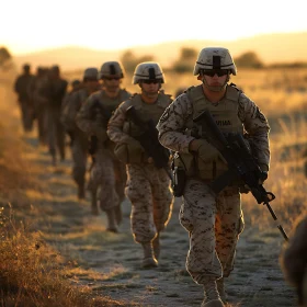 Sunset March of the Warriors