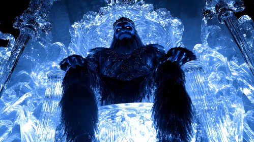 Monster on the Ice Throne