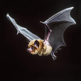 Bat in Mid-Flight