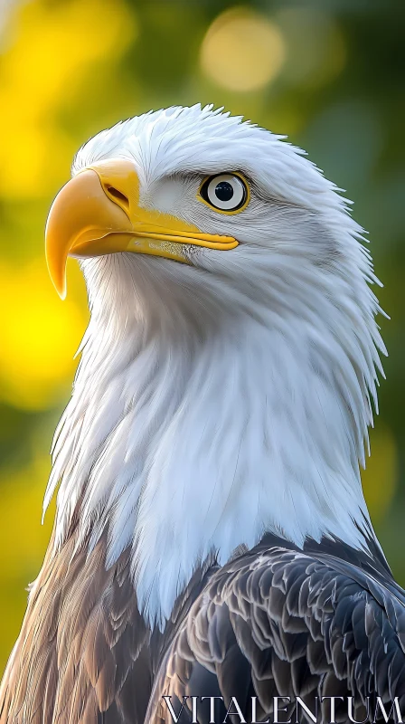 AI ART Eagle in Nature’s Embrace