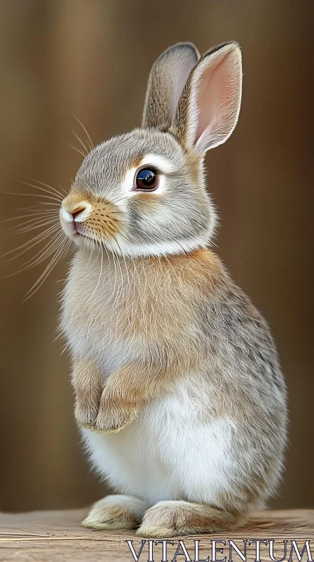 Adorable Bunny Image AI Image