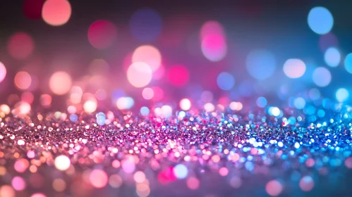 Abstract Bokeh Glitter Background