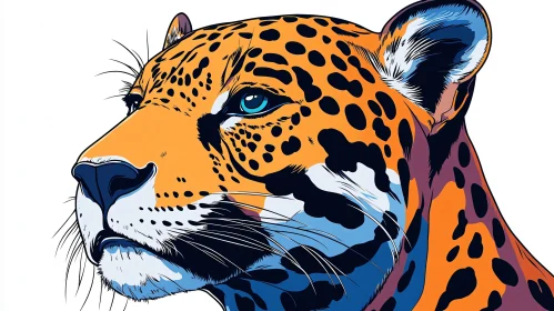 Artistic Big Cat Illustration
