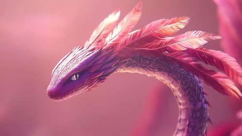 Dragon with Feathers