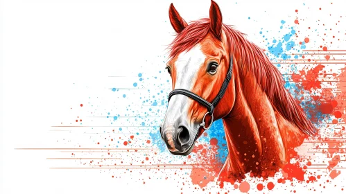 Abstract Horse Art