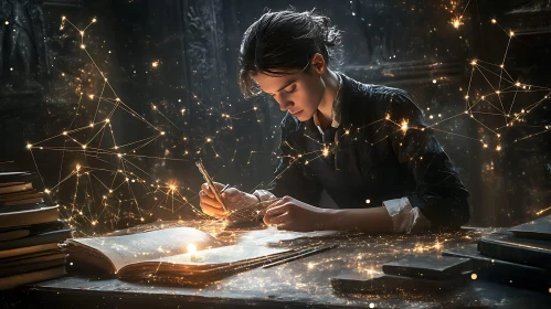 Celestial Writer: Mapping the Stars