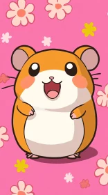 Adorable Hamster Illustration