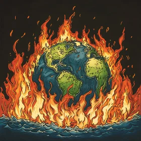 Burning Globe: Environmental Emergency