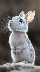 Adorable Fluffy Bunny Portrait