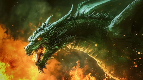 Emerald Dragon in Inferno