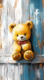 Textured Teddy Art