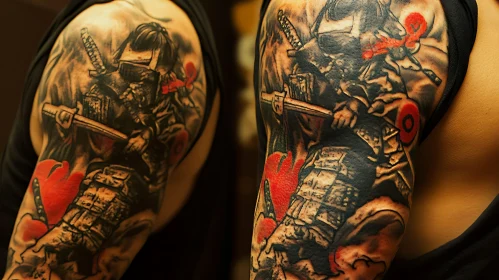Arm Tattoo: Samurai Warrior in Ink