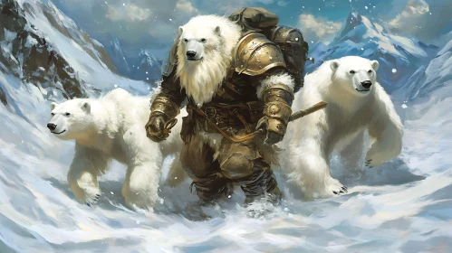 Fantasy Polar Bear Adventure