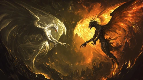 Dragons Confrontation: Light versus Fire