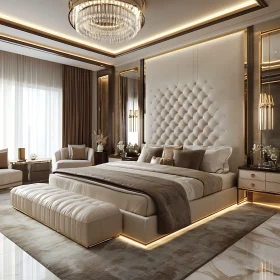 Opulent Custom-Designed Bedroom Decor