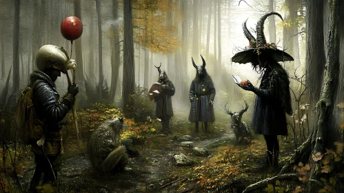 Dark Forest Gathering: An Occult Scene