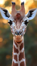 Close-Up Giraffe Image