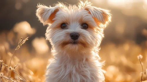 Cute Dog in Nature