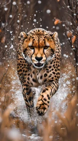 Fast Cheetah in Natural Habitat