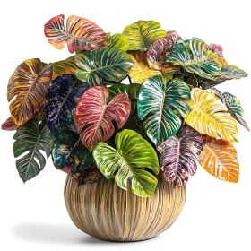 Artistic Monstera Leaf Arrangement