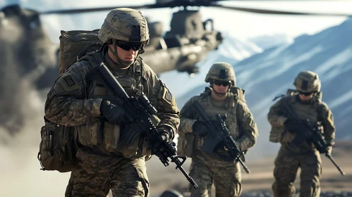 Military Operation: Soldiers in Action