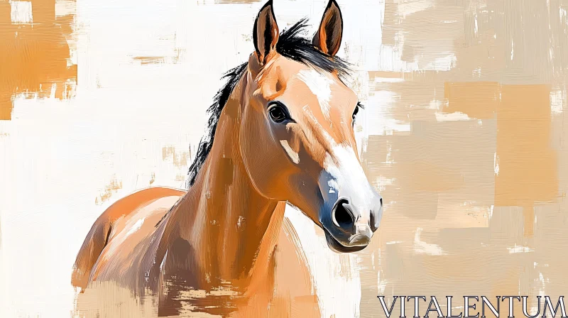 Equine Art Study AI Image