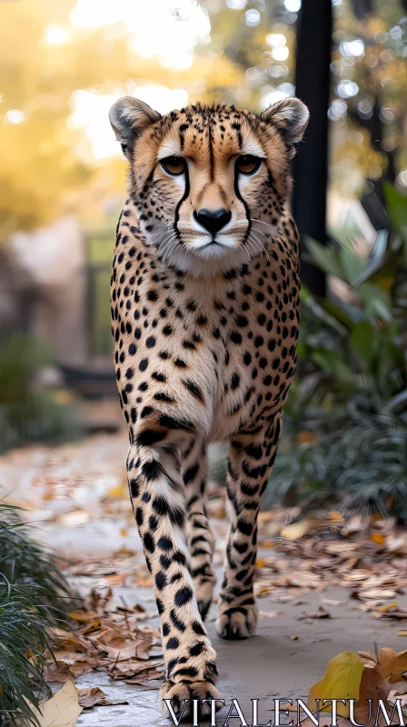 Cheetah in the Wild AI Image