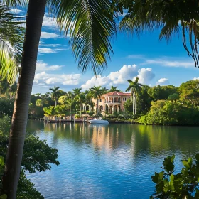 Riverside Luxury Mansion View