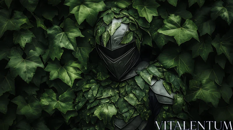 Leaf-clad Warrior: Nature's Guardian AI Image