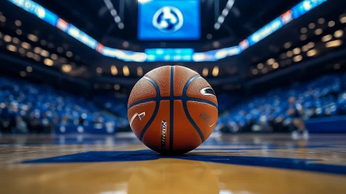 Center Court Basketball Still Life