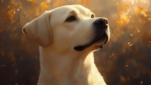 Golden Hour Dog Portrait
