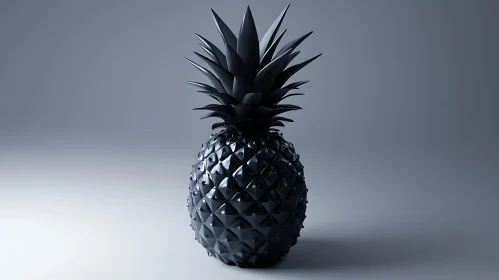 Dark Pineapple Still Life