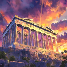 Temple Sunset