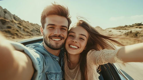 Joyful Couple on a Sunny Adventure