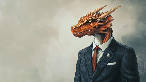 Formal Dragon Portrait