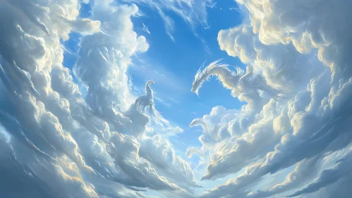 Celestial Dragons Cloudscape