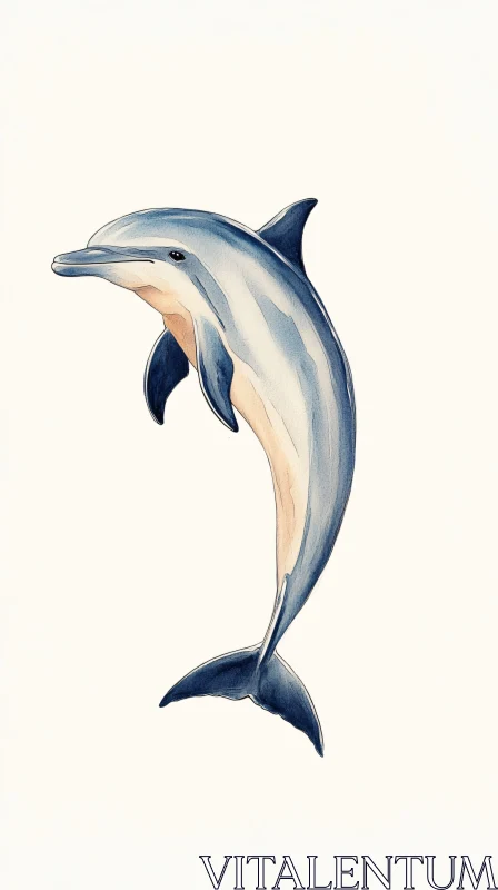 AI ART Elegant Marine Life Art