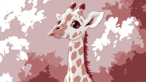 Artistic Render of a Giraffe