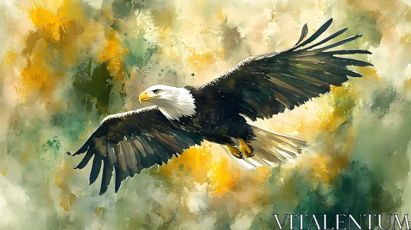 AI ART Eagle Artistic Illustration