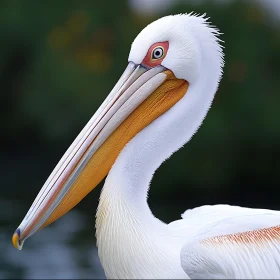 White Pelican Close-Up: Bird Photography